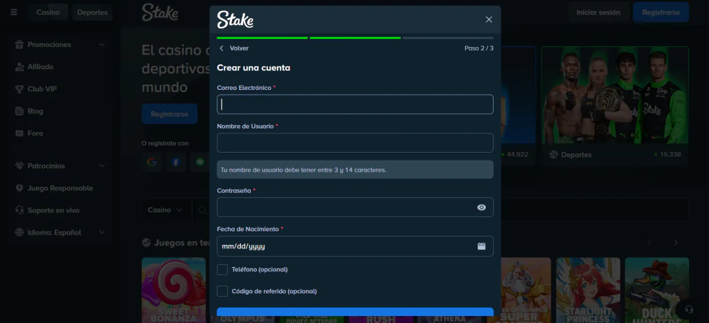Registraion Step 3